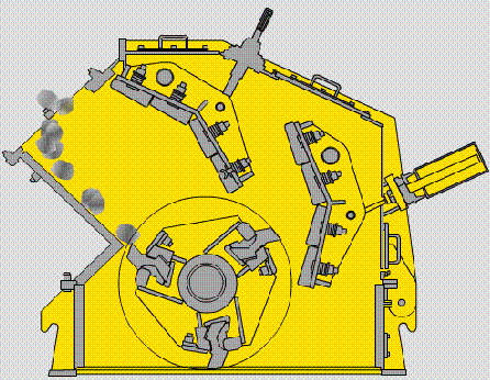 máquina trituradora de impacto